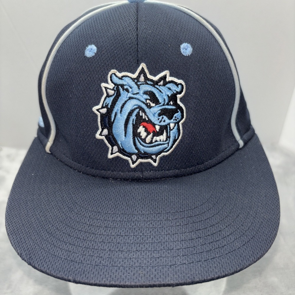 Tri-City Bulldogs Sport-Tek Flexfit Cool Dry Poly Block‎ Mesh Cap in navy XS/Sm